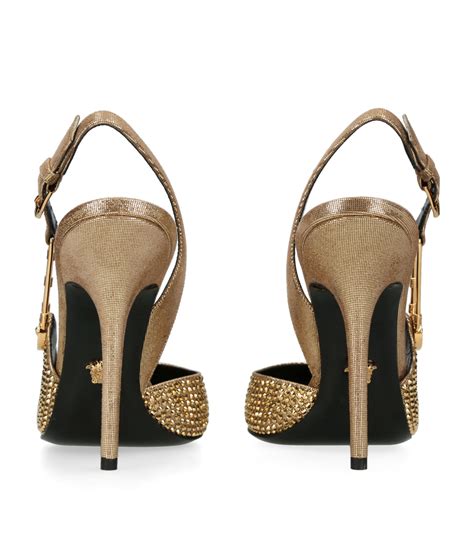 versace pumps dupe|versace safety pin slingback pumps.